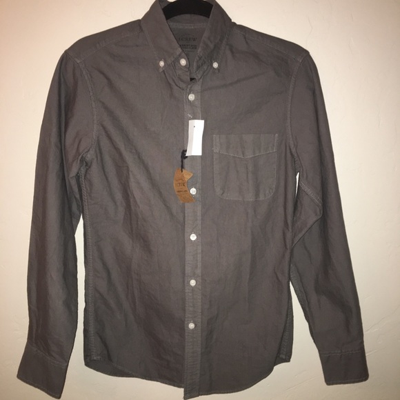 J. Crew Other - J. Crew NWT Gray Casual Button Down Size XS Slim